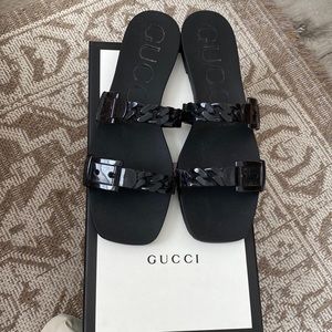 Gucci black sandals